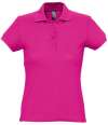 11338 Passion SOL'S Ladies Passion Cotton Piqué Polo Shirt Fuchsia colour image